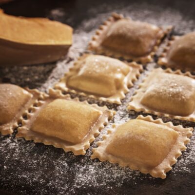 gruppo ravioloni zucca pastificio ginestra