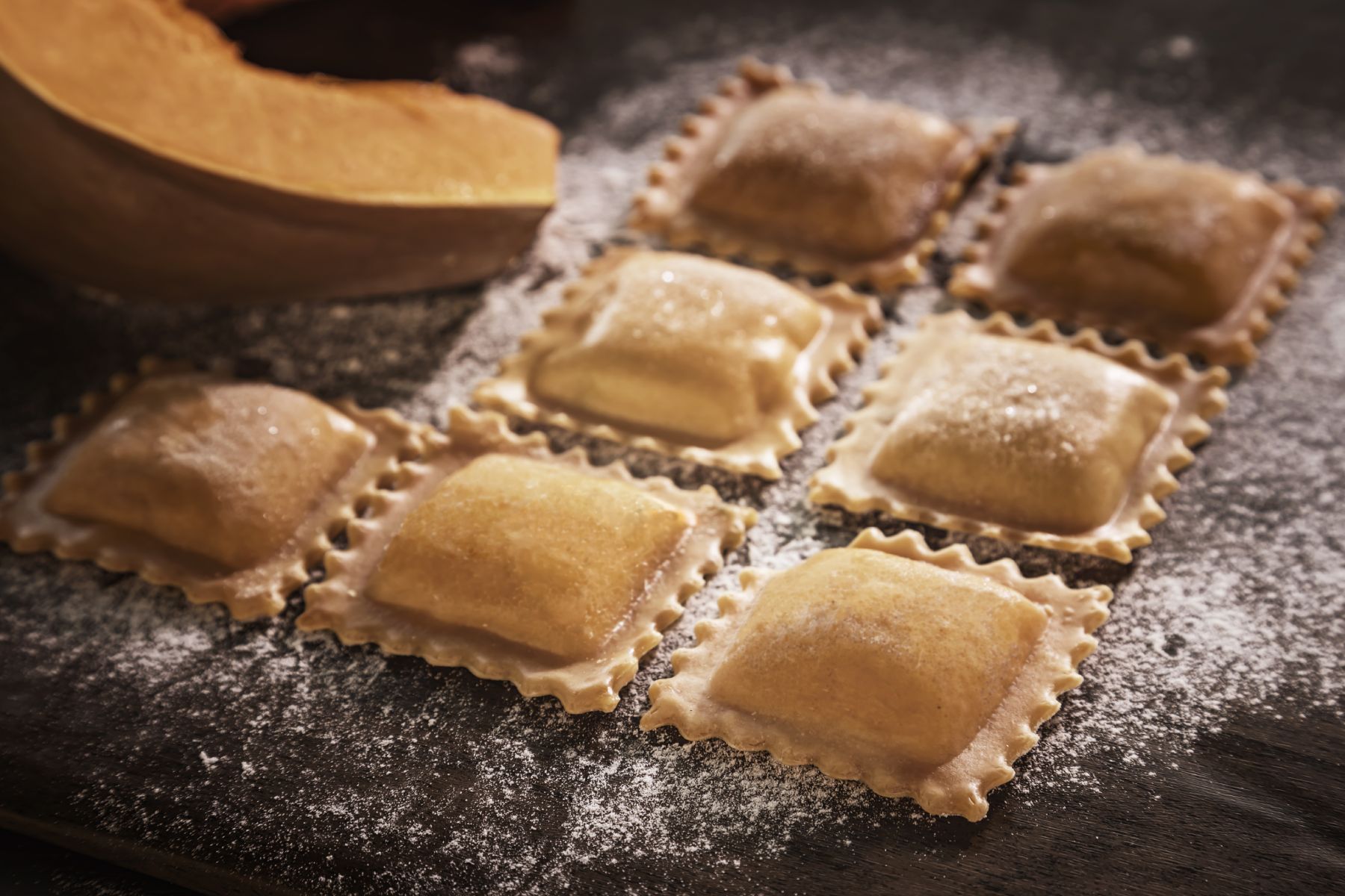 gruppo ravioloni zucca pastificio ginestra