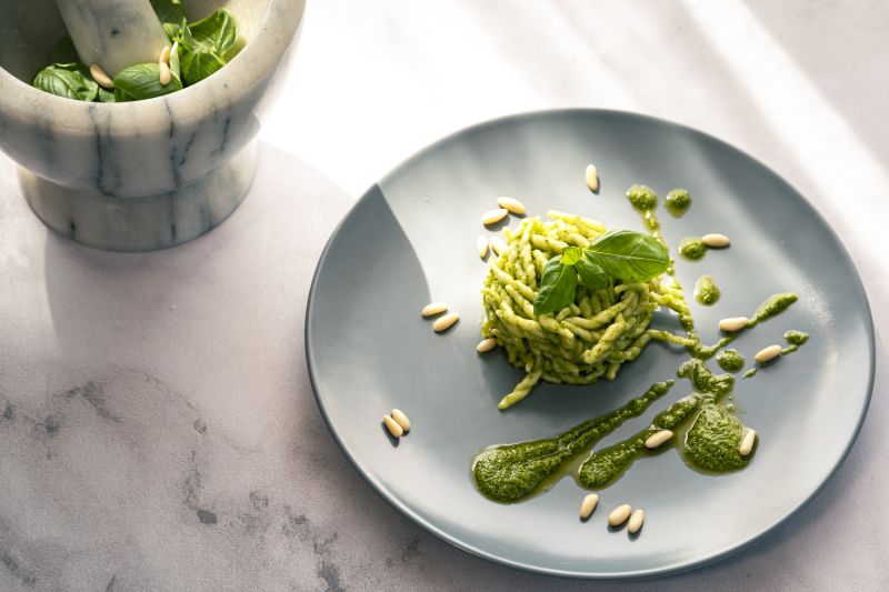 ricetta trofie al pesto