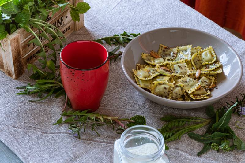 ravieu du papa con semi di papavero