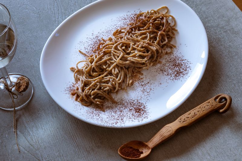 tagliolini saraceni Cacao