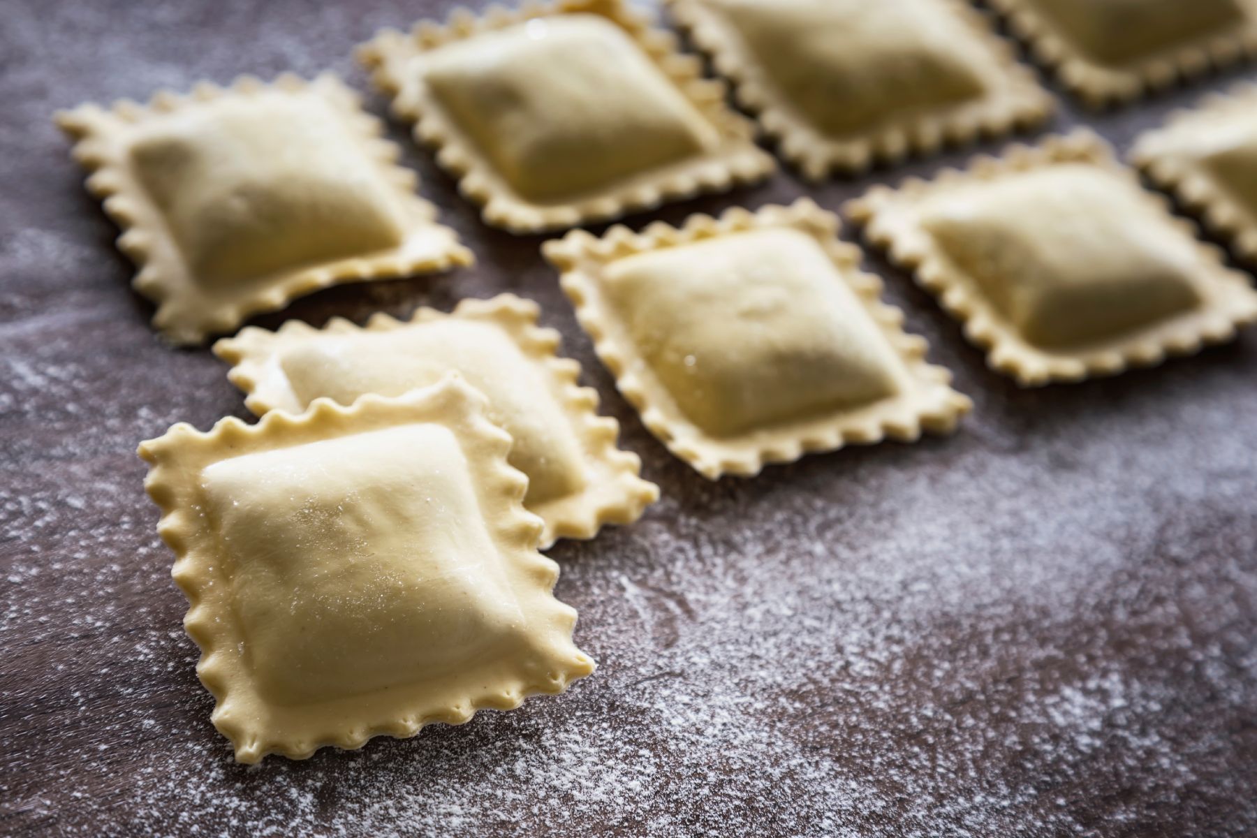 Gruppo ravioloni stracciatella burrata