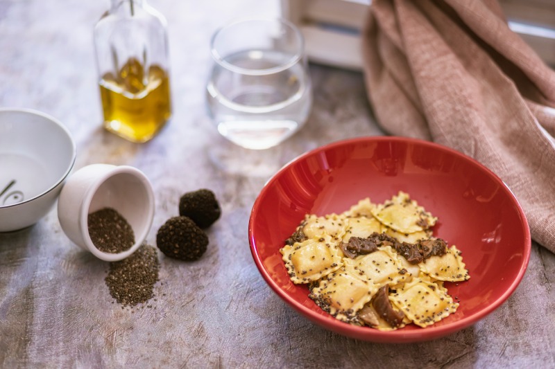 Quadrotti al tartufo